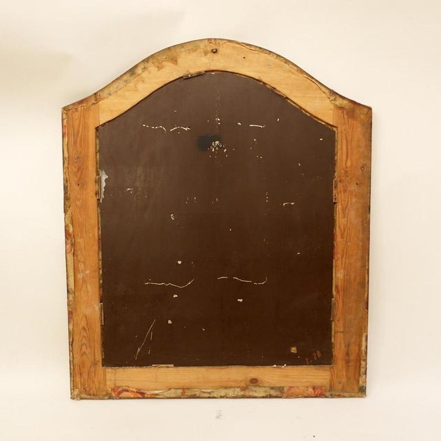 Mid-Century Flower Studded Mirror For Sale - Image 9 of 10