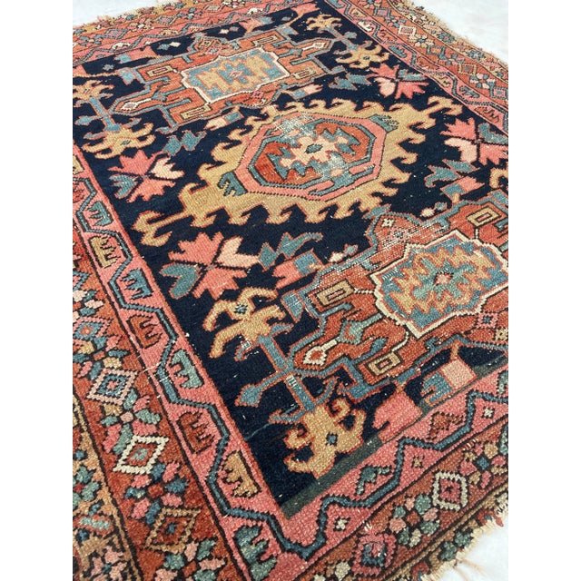 Camel Geometric Floral & Vines Medallions Rug - 3.3 X 4.4 For Sale - Image 8 of 12