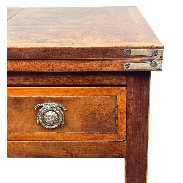 Georgian Mahogany Patience Card Game Table, 1780 For Sale - Image 9 of 14