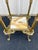 Mid 20th Century Art Nouveau Two-Tier Onyx and Brass Planter Stand For Sale - Image 6 of 12