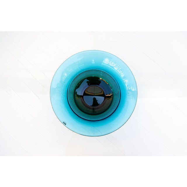 Murano glass centerpiece vase. Manufacturer: VeArt 1980s This piece has an attribution mark, I am sure that it is...