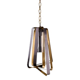 Trapa Chandelier in Gold Finish For Sale