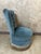 Velvet Lounge Chair, 1950s For Sale - Image 3 of 12