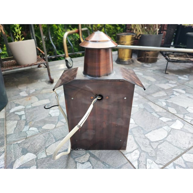 Vintage Wall Lamp in Copper, 1970s For Sale - Image 3 of 8