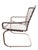 Metal Mid 20th Century Brown Jordan Style Tamiami Cantilever Chair For Sale - Image 7 of 8