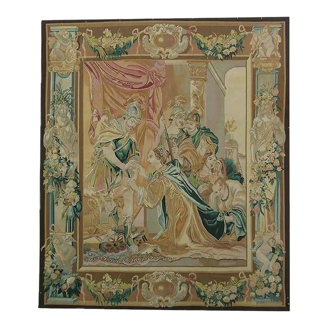 1990s Vintage Tapestry Depicting Royalty For Sale
