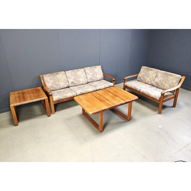 Mid-Century Scandinavian Sofa Set, 1970s, Set of 4 For Sale - Image 6 of 9