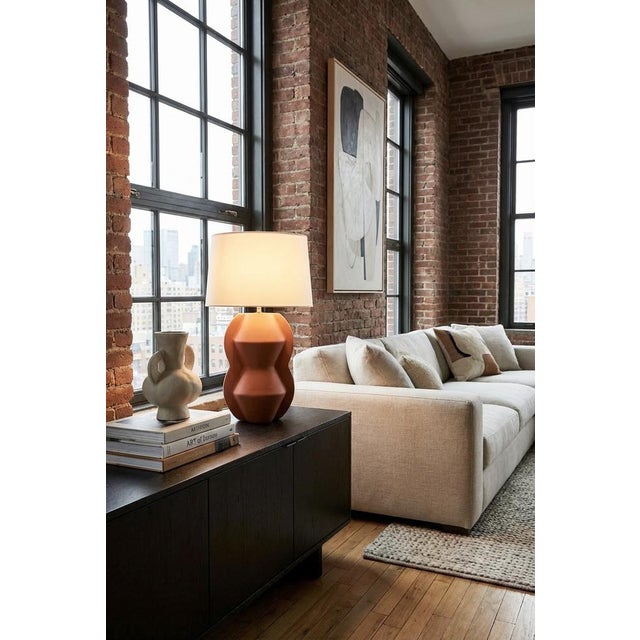 Ceramic Ceramic Table Lamp, 1990 For Sale - Image 7 of 9