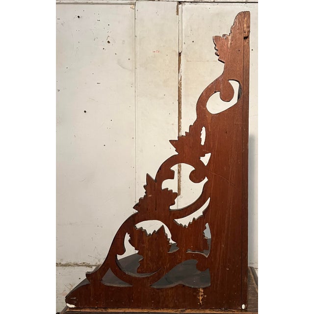 Early 20th Century Victorian Carved Walnut Shelf For Sale - Image 11 of 11