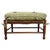 Late 20th Century Custom-Made Country French Ladderback Armchair and Ottoman Set by Calico Corners For Sale - Image 14 of 18