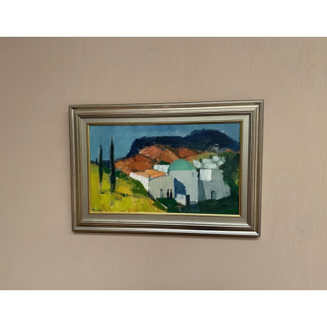 Stig Wernheden, Landscape, 1960s, Oil on Canvas, Framed For Sale - Image 10 of 18