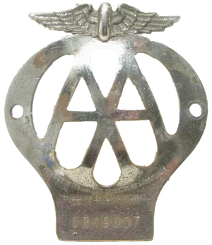 1957 English Automobile Association Badge
