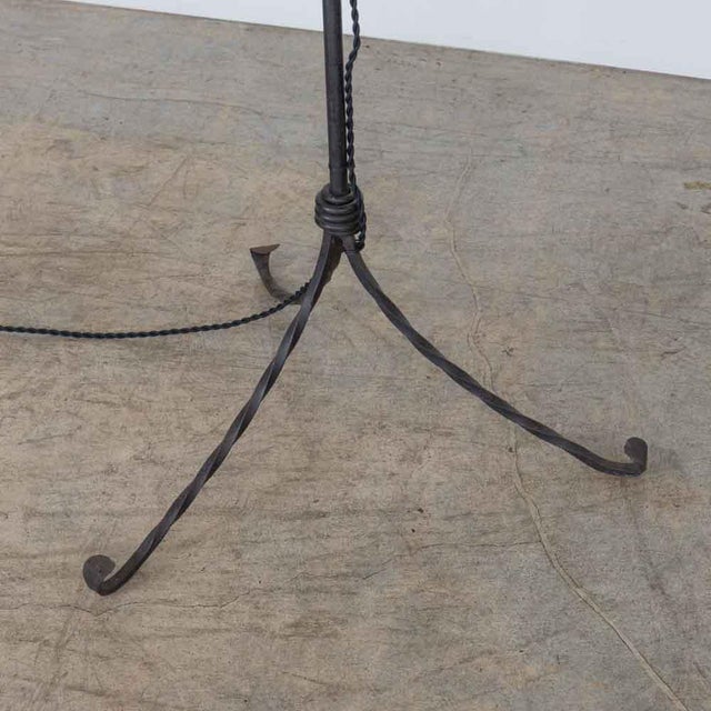 1940s French Adjustable Iron Floor Lamp For Sale - Image 14 of 15