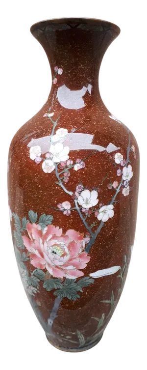 Meiji Era Vase in Cloisonné Enamel, Japan, 1890s