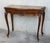 20th French Century Marble Top Walnut Console Table With Drawer For Sale - Image 4 of 13