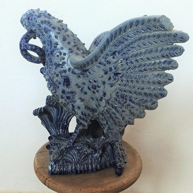 Eagle with Snake from Betschdorf Schmitter Alsace, 1945 For Sale - Image 8 of 9