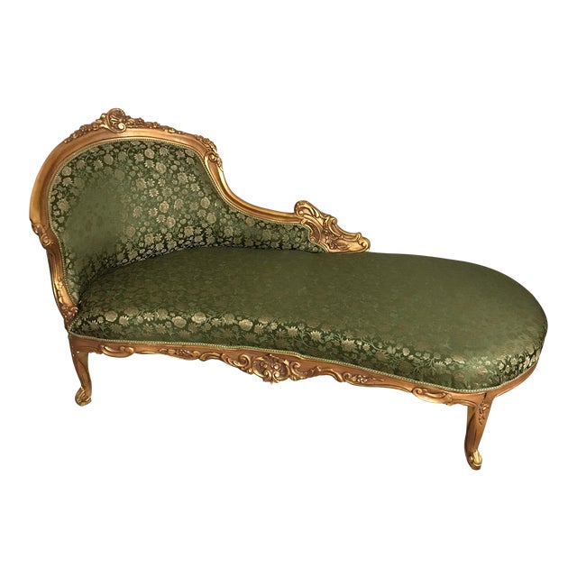 Modern French Chaise Lounge French Chair Handmade Antique Vintage Furniture Reproduction Victorian Chairish
