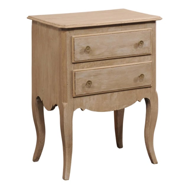 Late 18th Century French 2-Drawer Side Chest For Sale