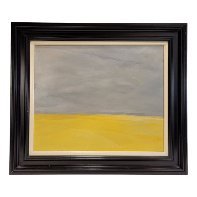 Félix Antonio González, Castilian Landscape, 1980, Oil on Canvas For Sale