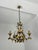 Italian Five-Light Wrought Iron Chandelier, 1950s For Sale - Image 9 of 12