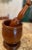 Antique 18th Century Early American Hand Turned Mortar and Pestle For Sale - Image 4 of 7