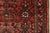 Hamedan Runner 3’6” X 9’7” Red Wool Vintage Tribal Hand-Knotted Oriental Rug For Sale - Image 10 of 14