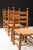Vintage French Rustic Ladder-Back Dining Chairs, 1960, Set of 4 For Sale - Image 12 of 18