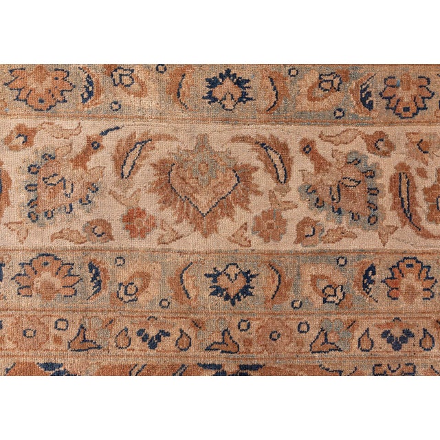 Fine Antique Persian Meshad Handmade Wool Rug For Sale - Image 10 of 10