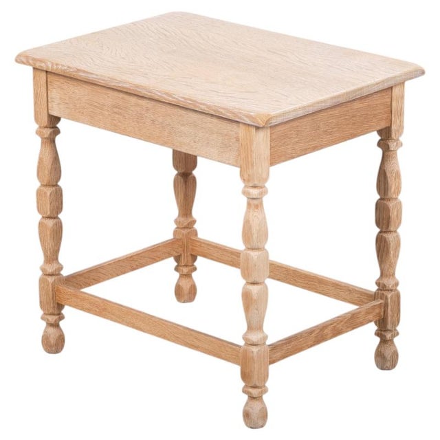 Oak Side Table by Henning Kjærnulf, Denmark, 1960s For Sale - Image 9 of 9