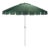 Panza 9 Ft Crank Umbrella, Green/White Pole For Sale