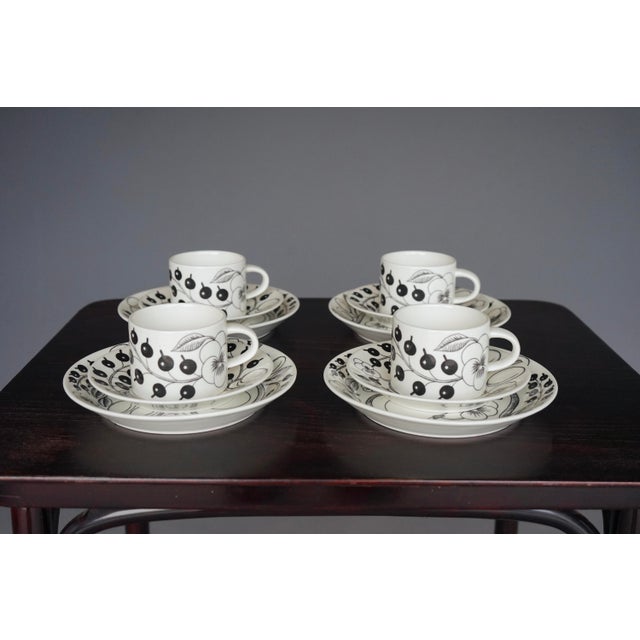 Paratiisi Breakfast Sets by Birger Kaipiainen for Arabia, Finland, 1970s, Set of 4 For Sale - Image 12 of 12