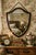 1980s Shield Hepplewhite Mirror by Bombay W/ Chain - Ralph Lauren, British Colonial, Grandmillennial Decors - 21” X 26” See Pics! For Sale - Image 5 of 8