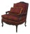Ej Victor French Louis XV Upholstered Bergere Chair For Sale