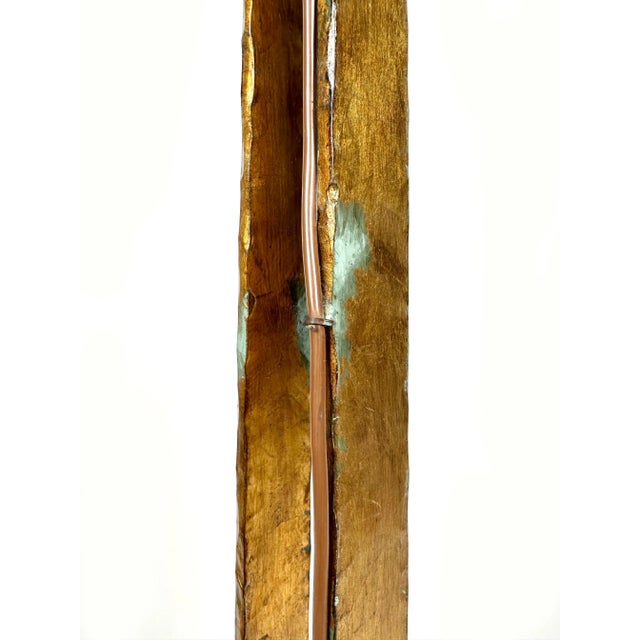 Brutalist Art Glass and Iron Floor Lamp by Albano Poli for Poliarte, Italy, 1970s For Sale - Image 9 of 13