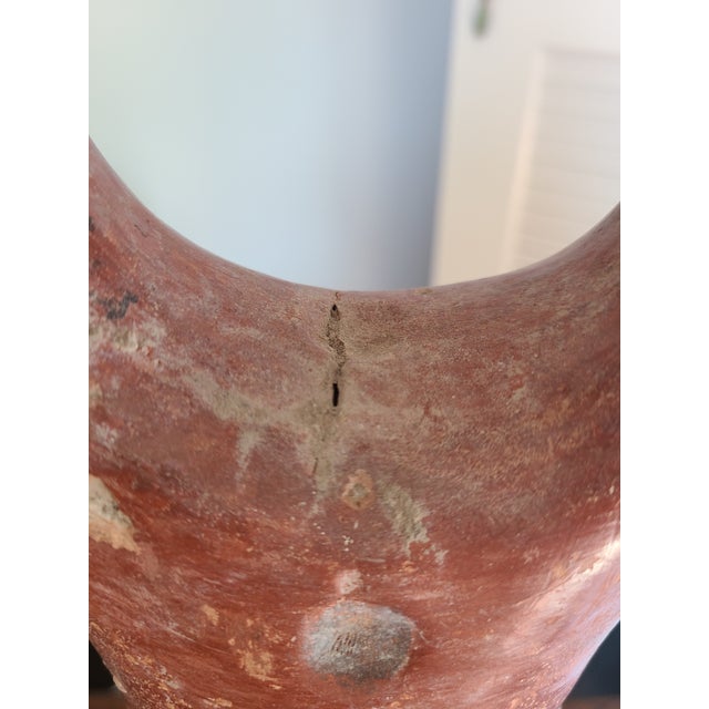 Early 20th Century Primitive African Terracotta Bedpost For Sale - Image 12 of 14