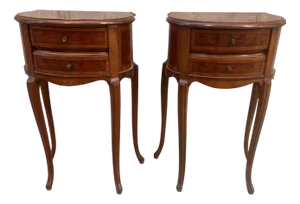 Liberty Bedside Tables, 1890s, Set of 2