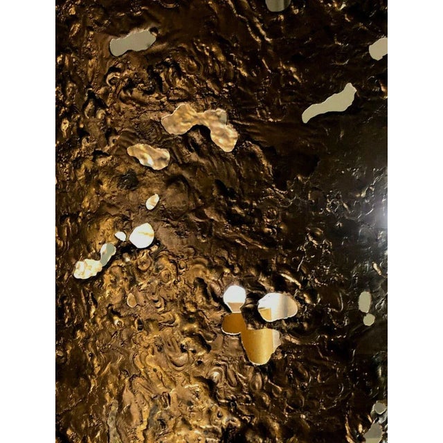 Bronze Sculptural Ceiling Lamp, France, 1970s For Sale - Image 9 of 11