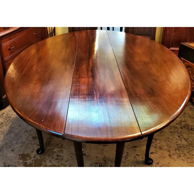 Brown 19c Irish Country Squires Mahogany Hunt Table For Sale - Image 8 of 13
