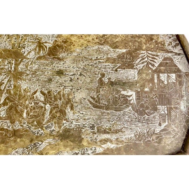 Philip and Kelvin LaVerne "T'ang Marriage" Bronze Coffee Table For Sale In Tampa - Image 6 of 8
