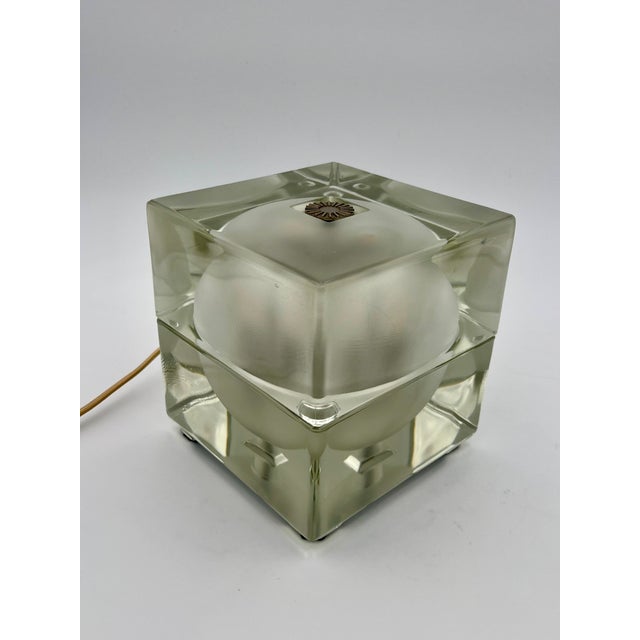 Cubosfera Table Lamp by Alessandro Mendini for Fidenza Vetraria, 1968, 1960s For Sale - Image 8 of 11
