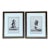 Vintage 18th Century Italian Etchings of Roman Busts - Set of 2 For Sale