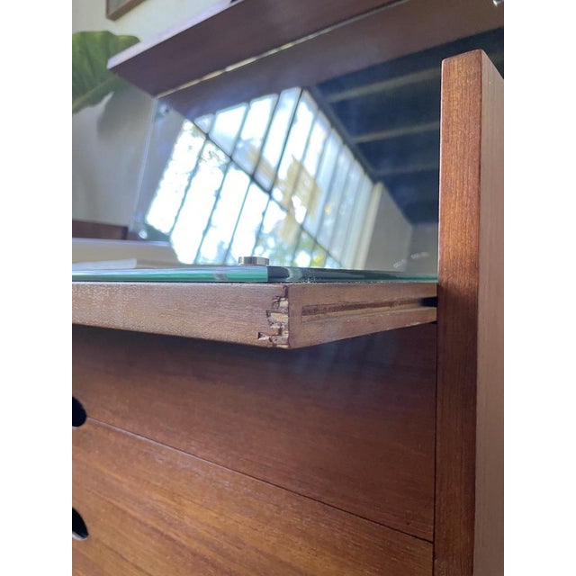 Dressing Table with Drawers by Joseph André Motte for Charron, 1960s For Sale - Image 11 of 18