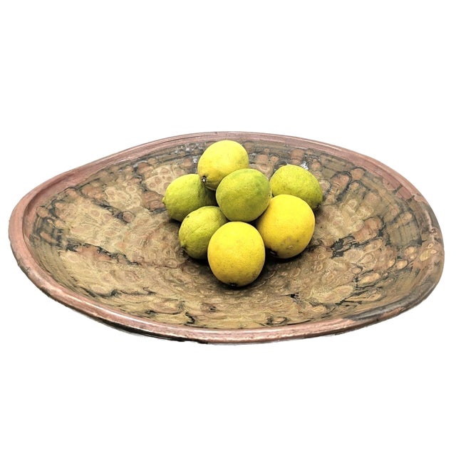 Ceramic Vintage Artist Signed Glazed Stoneware Decorative Bowl For Sale - Image 7 of 11