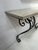Art Deco Style Console Table in Hammered Wrought Iron, 1900s For Sale - Image 12 of 14