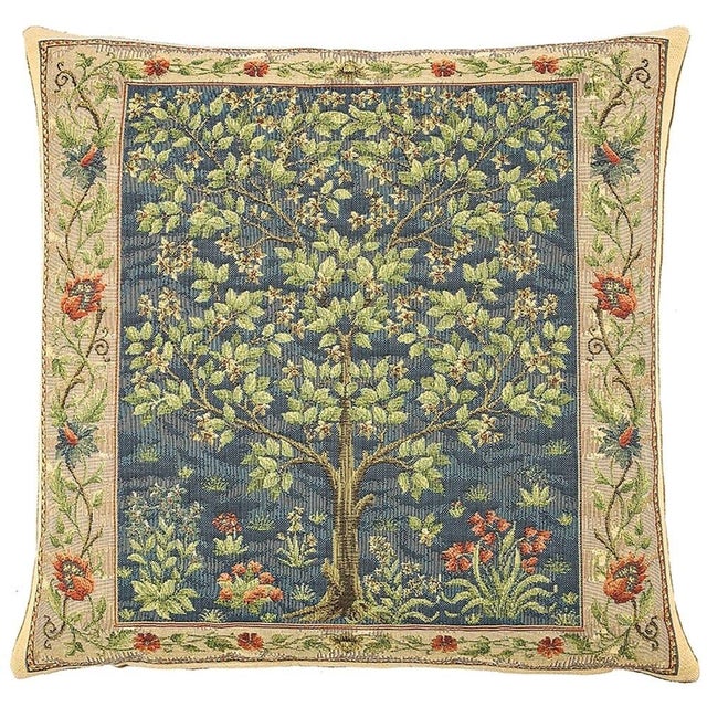 This beautiful tapestry cushion is finely woven by skilled weavers on traditional Jacquard Tapestry looms. The tapestry...