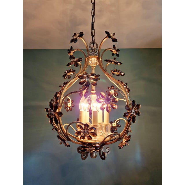 Vintage Italian Chandelier by Banci Firenze, 1970s For Sale - Image 4 of 16