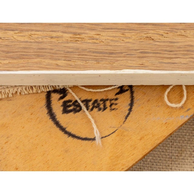 Orange Jack Roth Untitled Acrylic on Canvas, 1975 For Sale - Image 8 of 9