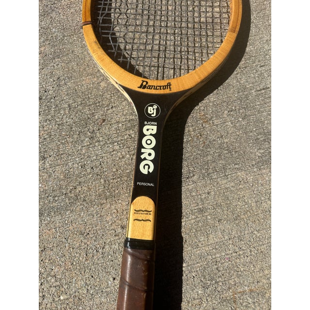Vintage Collection of Bancroft Tennis Rackets For Sale - Image 9 of 9