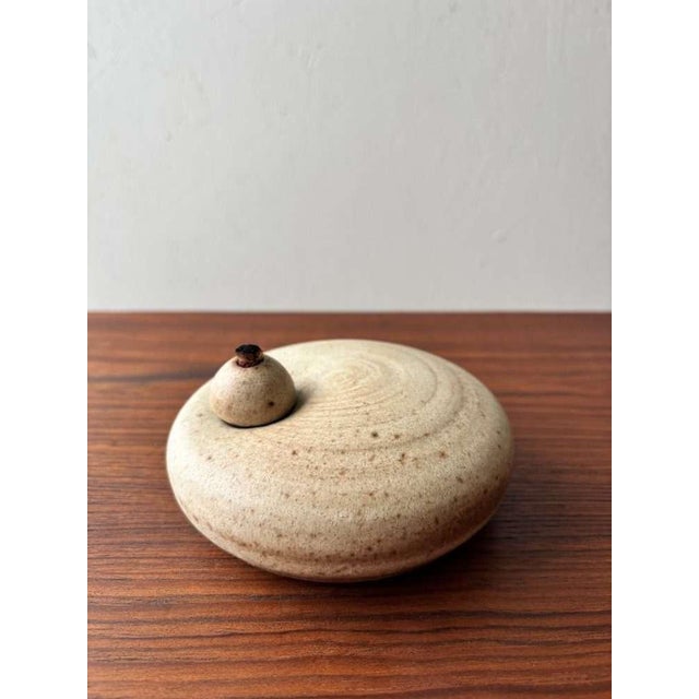 Japandi Ceramic Vase from Freek Berends, 1970s For Sale - Image 8 of 8