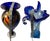 Signed Cobalt Blue Art Glass Vases - A Pair For Sale - Image 12 of 12